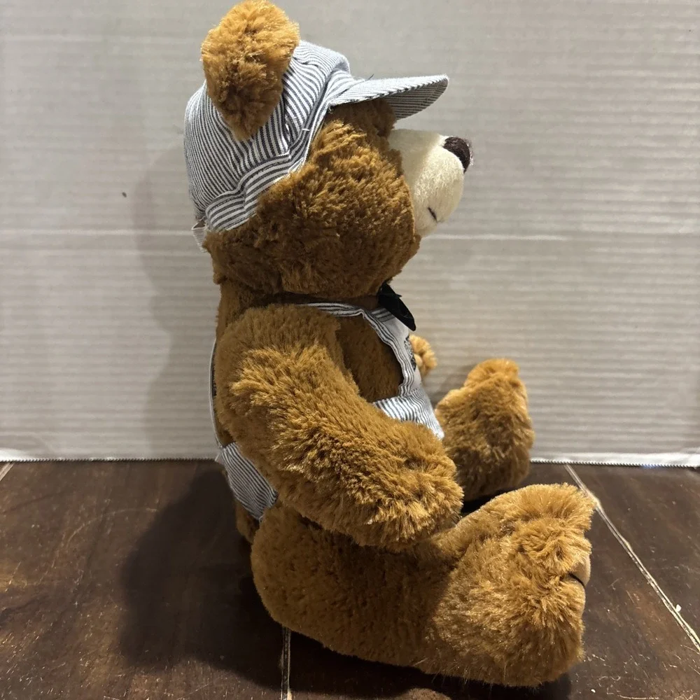 Republic Locomotives Teddy Bear‎ Plush Vintage Steven Smith Overalls Super Soft
